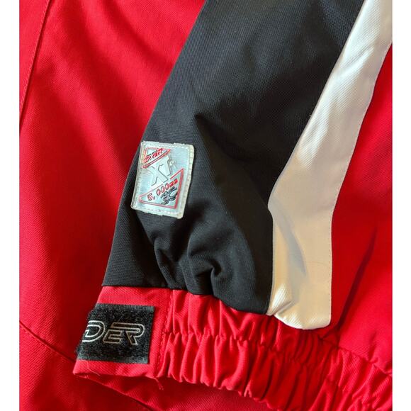 NEW Spyder Red Black X Static Insulation GORE-TEX Fabric Hooded Ski Coat Mens XL - Picture 6 of 16